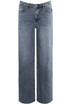 Straight Leg Jeans With Pink Diamante Insert