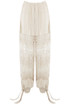 Sheer lace Balloon Trouser With Tie Cuff (PRE-ORDER)