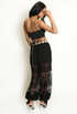 Sheer lace Balloon Trouser With Tie Cuff (PRE-ORDER)