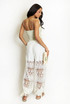 Sheer lace Balloon Trouser With Tie Cuff (PRE-ORDER)