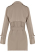 Short Trench Coat With Belt