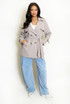 Short Trench Coat With Belt