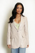 PU Oversized Blazer