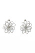 3D Flower Spiral Earrings 