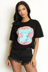 Rock and Roll Print T-Shirt