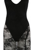 Sheer Lace Maxi Dress With Bodysuit 