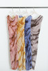 One Shoulder Tie Dye Midi
