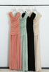Drape One Shoulder Maxi Dress