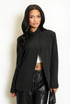 Asymmetric Wrap Blazer