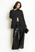 Asymmetric Wrap Blazer