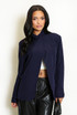 Asymmetric Wrap Blazer