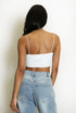 Basic V Neck Cropped Cami Top