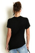 Asymmetric Hem Round Neck T-Shirt