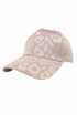 Satin Leopard Print Baseball Cap