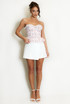 Pink Floral Peplum Corset Top-PRE-ORDER