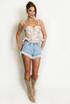 Floral Peplum Bodice Top- PRE-ORDER