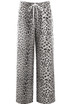 Leopard Print Side Stripe Jogger 