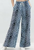 Leopard Print Side Stripe Jogger 