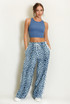 Leopard Print Side Stripe Jogger 