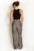 Leopard Print Side Stripe Jogger 