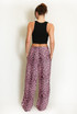 Leopard Print Side Stripe Jogger 