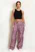 Leopard Print Side Stripe Jogger 