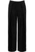 Pleated Wide Leg Flowing Trouser