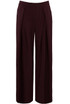 Pleated Wide Leg Flowing Trouser