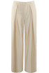 Pleated Wide Leg Flowing Trouser