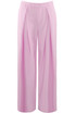 Pleated Wide Leg Flowing Trouser
