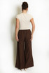 Pleated Wide Leg Flowing Trouser