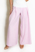 Pleated Wide Leg Flowing Trouser