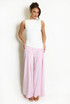 Pleated Wide Leg Flowing Trouser