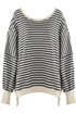 Striped Oversized Sweatshirt