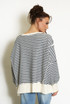 Striped Oversized Sweatshirt