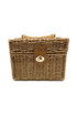 Natural Wicker Box Bag