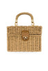 Natural Wicker Box Bag