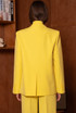 Button Up Asymmetric Wrap Blazer(PRE-ORDER)