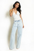 Light Blue Wide Leg Jeans