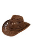 Straw Woven Cowboy Hat 