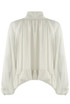 Chiffon Ruffle Hem Blouse