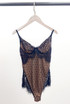 Eyelash Lace Nude Bodysuit 