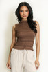 Textured Sleeveless Top