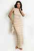 Textured Midi Skirt
