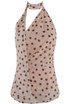 Polka Dot Halter Neck Top