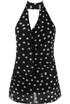 Polka Dot Halter Neck Top
