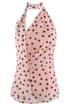 Polka Dot Halter Neck Top