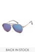 Ridge Top Aviator Sunglasses