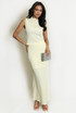 Waffle Texture Maxi Skirt