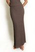 Waffle Texture Maxi Skirt